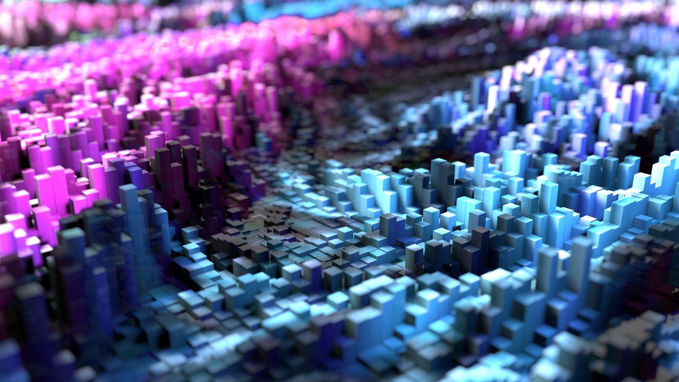 A pixelated data lake representing Databricks data quality.